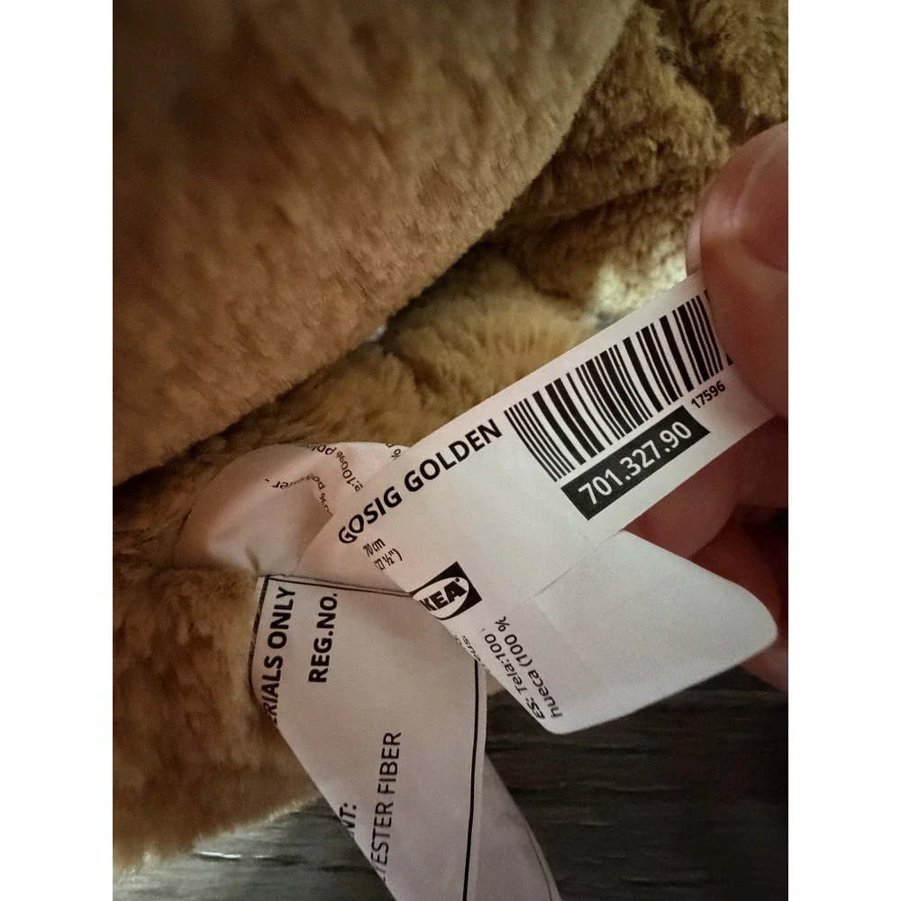IKEA Gosig Golden Retriever Dog Plush Large 28 Inch Stuffed Animal Toy